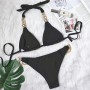 New Sexy Bikinis Set Tanga Rhinestone Women Swimsuit Summer Swimwear Beach Wear Mayo Swim Bathing Suit Maillot
