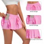 Flowy Skirts Gym Pants Yoga Running Golf Shorts For Womens Athletic Skirt Tennis Culottes Cheerleading Exercise Panties Summer