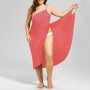 Plus Size Beach Women Wrap Dress Bikini Cover Up Sarongs Women's Clothing Swimwears Cover-Ups  Plus Size