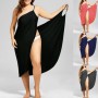 Plus Size Beach Women Wrap Dress Bikini Cover Up Sarongs Women's Clothing Swimwears Cover-Ups  Plus Size