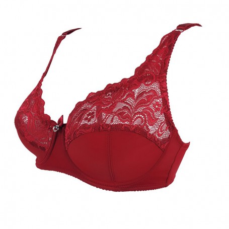 Lace Bra Plus Size Bra Women Underwear Bralette Crop Top Sexy Female Bra Large BH Tube Top Female Push Up Brassiere Laced Bra