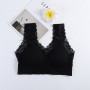Lace Women Bras Sexy Seamless Backless Push Up Padded Fitness Street Tube Tops Underwear Sweet Sensual Lingerie Woman Bras Girl