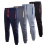 Mens Sport Pants Long Trousers Casual Tracksuit Gym Fitness Workout Joggers Sweatpants Black Light Gray Dark Gray Navy Blue