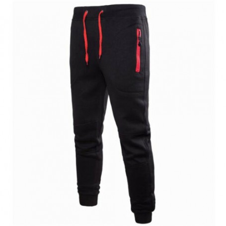 Mens Sport Pants Long Trousers Casual Tracksuit Gym Fitness Workout Joggers Sweatpants Black Light Gray Dark Gray Navy Blue