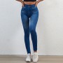 Women  Denim Jeans Leggings High Waisted Tummy Control Slim Leggins Printed Pencil Pants Seamless Skinny Trousers