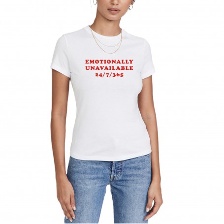 Emotionally Unavailable Oversized T- Shirt  Festival Outfit  Funny 90s Shirt  Tumblr Clothing Unisex