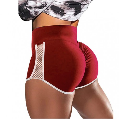 Women Training Shorts High Waist Push Up Sport Shorts Bottoms Fitness Leggings Elasticated Fitness Soft