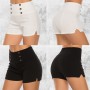 High Waist Shorts Women Casual Wild Thin Shorts New Fashion Slim Elastic Waist Shorts High Quality