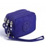 1pcs/lot Fashion Portable Women Wallet Bag Coin Purse Mini Bag with Three Zipped Women Wallets Big capacity wallet