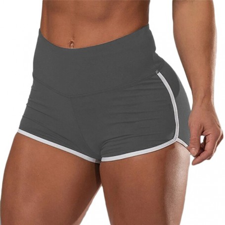 Women Sports Shorts Women Summer New Candy Color Anti Emptied Skinny Shorts Casual Ladies Elastic Waist Shorts For Female