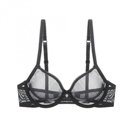 Transparent Bra Female Unlined Sensual Lingerie Woman Large Size Sexy Bra Lingerie Women's Underwear Bralette Pluz Size Top Bras