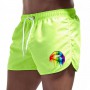 Men's Shorts Lip Printing Sport Casual Fitness Breathable Training Drawstring Candy Colors Loose Male Beach Pants S-3XL