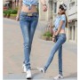 plus size cotton female women girls elastic skinny low waist pencil pants jeans clothing clothes