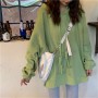 Thin Sweater Women Loose Korean Style Student Hooded Jacket Jacket Clothes