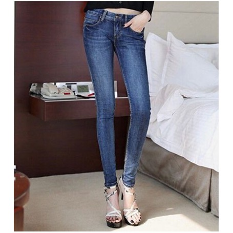 New Jeans Fashion Sexy Slim Fit Jeans Women Pencil Pants Autumn Skinny Trousers For Lady