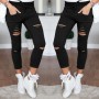New Ripped Jeans For Women Women New Ripped Trousers Stretch Pencil Pants Leggings Women Jean Casual Slim Ladies Jeans