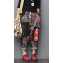Loose Harem Pants Streetwear Styles Jeans Softener Elastic waist hole Ankle-Length pants Fashion Trousers for woman Letter print
