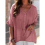 Elegant V Neck Office Work Shirts Tops Summer Solid Sleeveless Blouses For Women Casual Cotton Linen Tank Blouses
