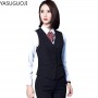 Vest OL V Neck Formal Office Ladies Vest Coat Plus Size Work Wear Uniforms