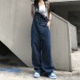 Vintage Jeans Overalls for Womens Japanese Fashion Harajuku Clothing  High Street Baggy Denim Pants Streetwear