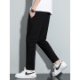 Breathable Mesh Black Sweatpants Men Joggers Sportswear Baggy Trousers Male Casual Track Pants Plus Size 7XL 8XL 9XL