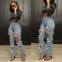 Ripped Jeans Woman Baggy Denim Women