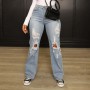 Ripped Jeans Woman Baggy Denim Women