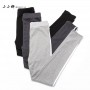 Black Grey Knitted Fitness Leggings Striped High Elastic Waist Pants Bandage Trouser Women Pencil