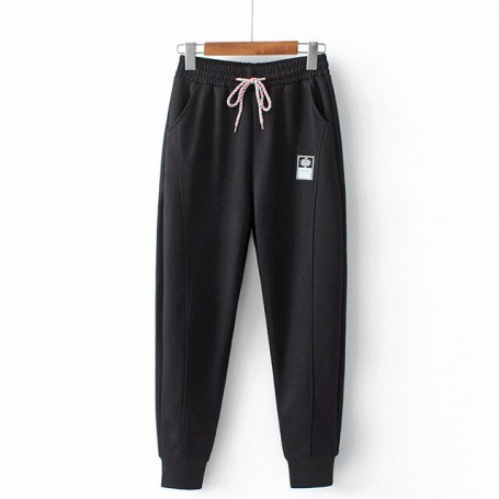 New Track Cargo Pants for Jogger Women High Elastic Waist Woman Sweat Trousers Casual Loose Black Gray Red Pant Clothes