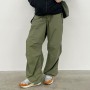 Casual Women Trousers Solid Loose Drawstring Low Waist Streetwear Joggers Baggy Wide Leg Sweatpants Female Hippie Cargo Pants