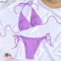 Women Swimsuit Sexy Solid Push Up Bikini Set  New Brazilian Bikinis Thong Female Summer Swimming Suits