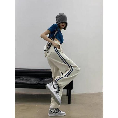New Loose Thin Bundle Feet Pants Female Casual Sweatpants