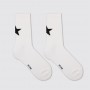 White Black Pentagram Simple Sporty Style Socks Women Cotton Star Ankle Socks Female Fashion Funny Striped Socks