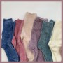 New Chenille Vertical Strips Thickened Plus Velvet Warm Socks Comfortable Breathable Sweat-absorbent Floor Socks