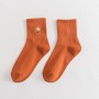 New Fashion Women's Cotton Socks Summer  Cute Socks Casual Sweet Embroidered Socks
