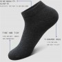 5 /10 Pairs/Lot Low Tube Men Sport Socks Solid Black White Breathable Cotton Sports Socks Male Short Socks Women Men Drop Ship