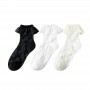 White Lolita Lace Socks Women Fashion Kawaii Socks Girls Rose Embroidery Crew  Ruffle Sock Chaussettes Hollow Princess Socks