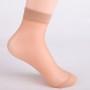 30Pairs/lot Skin Color Transparent Thin Women Crystal Silk Socks Nylon Fashion Ladies Female Summer Short Ankle Silk Socks Meias