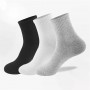 10Pcs/5Pair Unisex Socks Women Men Black White Gray Ankle Socks Female Male Solid Color Socks High Quality Cotton Short Socks