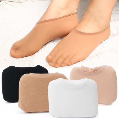 40pcs Women Summer Invisible Footsies Shoe Liner Trainer Ballerina Boat Socks Ladies Thin Sock Slippers Transparent Socks