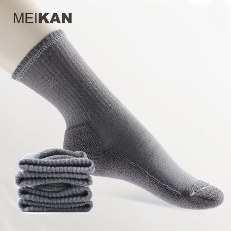 Brand Colorful Combed Cotton Terry Socks Mid-calf Casual Socks for Men/Women/Kids Thick Warm Breathable
