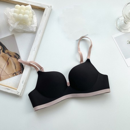 Women Bra Soft Wireless Bras Women Sexy Lingerie Fashion Adjusted Seamless Bralette Female A B Cup Push Up Underwear