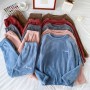 New Winter Thick Warm Pajamas Sets For Women Sleepwear Homes Clothing Pajama Home Wear Womens Pyjamas Set Velvet Pants Nightwear