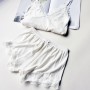 Two Piece Cotton Pajamas Set for Women Sexy Lace Top And Shorts Nightwear Spaghetti Strap Sleepwear High Elastic Womans Clothes