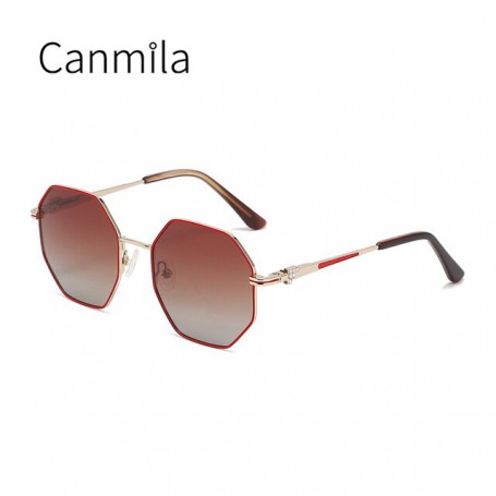 Sunglasses Luxury Vintage Sun Glasses Famous Brand Polarized Retro Eyewear Shades For Women Canmila BS8086