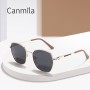 Sunglasses Unisex Square Vintage Sun Glasses Famous Brand Sunglases Polarized Retro Feminino for Women Men Canmila BS8085