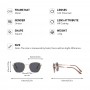 Sunglasses Unisex Square Vintage Sun Glasses Famous Brand Sunglases Polarized Retro Feminino for Women Men Canmila BS8085