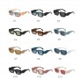 Vintage Irregular Sunglasses Women Luxury Brand Small Sun Glasses Men Retro Y2K Sunglass Multicolored Eyewear UV400