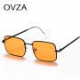 Fashion Rectangle Sunglasses Women Thin Frame Eyeglasses Male Gradient Lens S5060