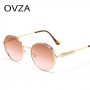 Retro Woman Sunglasses Brand  Punk Gradient Sunglass Mens High Quality Oculos Feminino S1019
